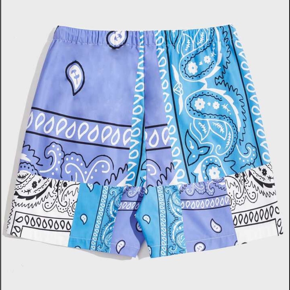 SHEIN Paisley Patterned Shorts